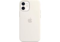 Coque APPLE iPhone 12 mini Silicone MagSafe - Blanc
