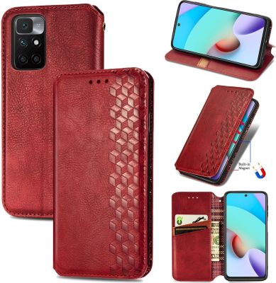 Housse XEPTIO Redmi Note 11 4G pochette rouge