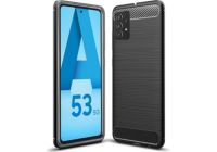 Coque XEPTIO Samsung Galaxy A53 5G carbone noir