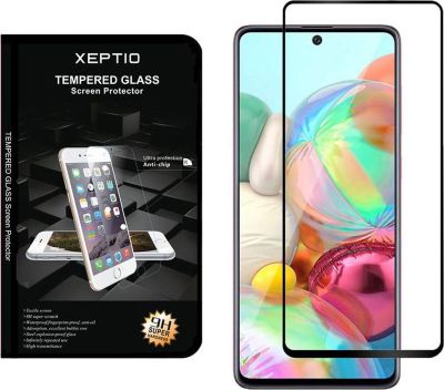 Protège écran XEPTIO Samsung Galaxy A53 5G vitre noir