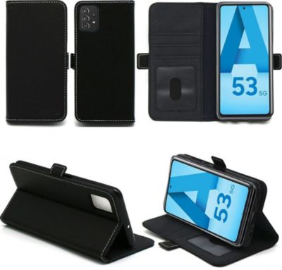 Housse XEPTIO Samsung Galaxy A53 5G Etui noir