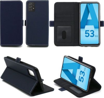 Housse XEPTIO Samsung Galaxy A53 5G Etui bleu Housse XEPTIO Samsung Galaxy A53 5G Etui bleu