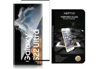 Protège écran XEPTIO Samsung Galaxy S22 Ultra 5G vitre noir