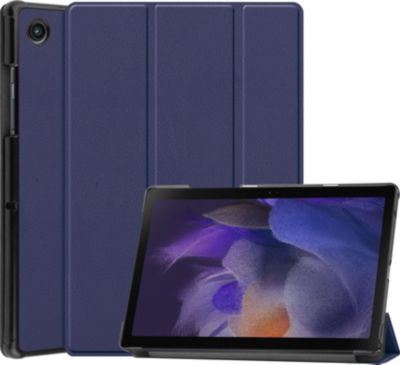 Housse Tablette XEPTIO Housse Samsung Galaxy TAB A8 2021 10,5 pouces  SM-X200 / SM-X205 / SM-X207 rotative bleue navy - Etui coque bleu foncé de  protection 360 degrés