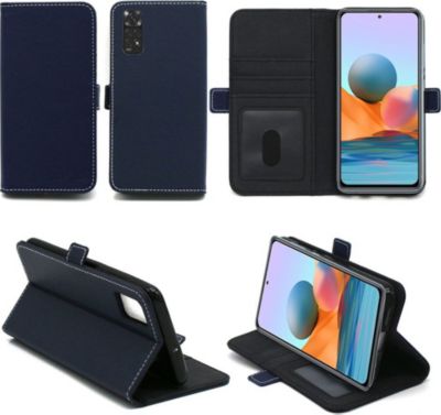 Housse XEPTIO Redmi Note 11 4G portefeuille bleue