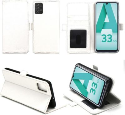 Housse XEPTIO Samsung Galaxy A33 5G Etui blanc