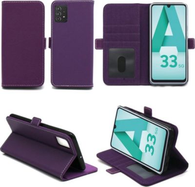 Housse XEPTIO Samsung Galaxy A33 5G Etui violet