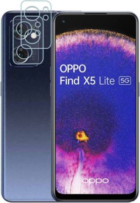 Protège objectif XEPTIO Oppo Find X5 Lite 5G verre caméra