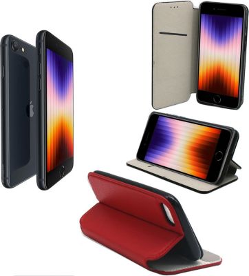 Housse XEPTIO Apple iPhone SE 2022 5G Etui rouge