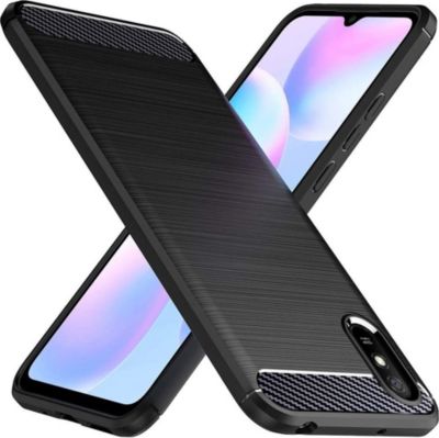 Coque XEPTIO Xiaomi Redmi 9A 4G carbone noir Coque XEPTIO Xiaomi Redmi 9A 4G carbone noir