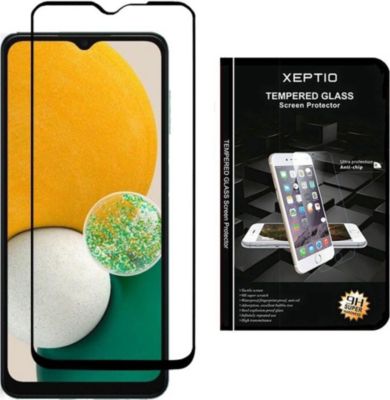 Protège écran XEPTIO Samsung Galaxy A03 4G vitre noir