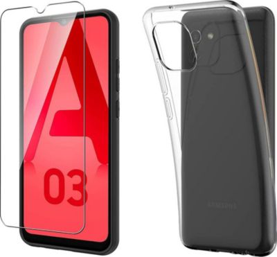 Protège écran XEPTIO Samsung Galaxy A03 4G tpu et vitre