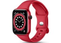 Bracelet XEPTIO Apple Watch 7 45mm bracelet rouge