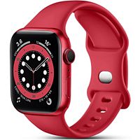 Bracelet XEPTIO Apple Watch 7 45mm bracelet rouge