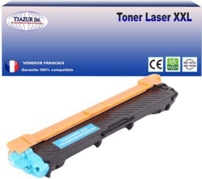 Toner T3AZUR compatible avec Brother TN245 Cyan