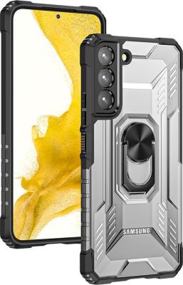 Coque SHOT CASE SAMSUNG S22 Titan Bague + Films Hydrogel