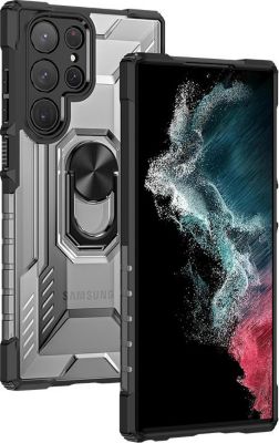 Coque SHOT CASE SAMSUNG S22 Ultra Titan Bague + Films Hy Coque SHOT CASE SAMSUNG S22 Ultra Titan Bague + Films Hy