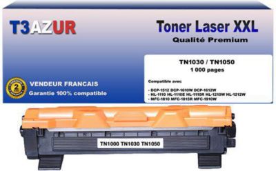 Toner T3AZUR compatible avec Brother TN1050