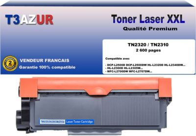 Toner T3AZUR compatible avec Brother TN2320 Toner T3AZUR compatible avec Brother TN2320