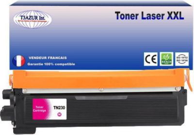 Toner T3AZUR compatible avec Brother TN230 Magenta