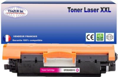 Toner T3AZUR remplace HP CF353A / 130A   Magenta Toner T3AZUR remplace HP CF353A / 130A   Magenta