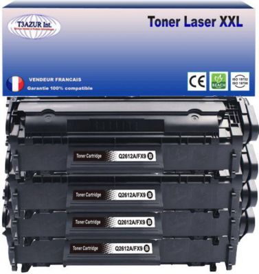 Toner T3AZUR remplace  HP Q2612A / 12A Noir Toner T3AZUR remplace  HP Q2612A / 12A Noir