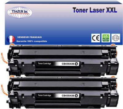 Toner T3AZUR remplace CE278A Noir