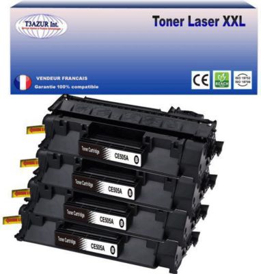 Toner T3AZUR remplace HP CE505A(05A) Noir