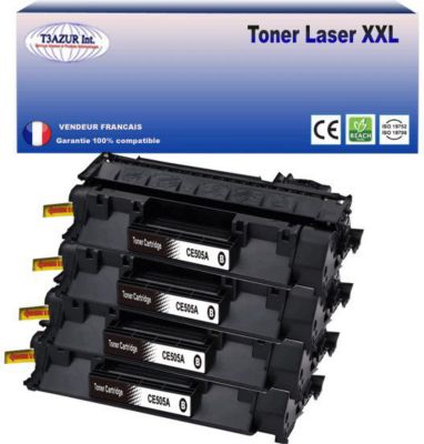 Toner T3AZUR remplace HP CE505A(05A) Noir Toner T3AZUR remplace HP CE505A(05A) Noir