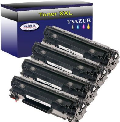 Toner T3AZUR remplace HP CF283A (83A) Noir