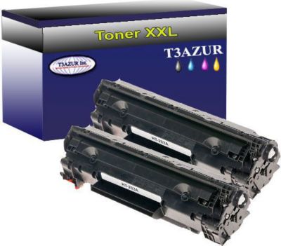 Toner T3AZUR remplace HP CF283A (83A) Noir
