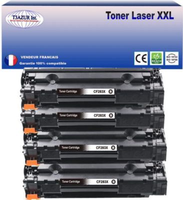 Toner T3AZUR remplace HP CF283X (83X) Noir Toner T3AZUR remplace HP CF283X (83X) Noir