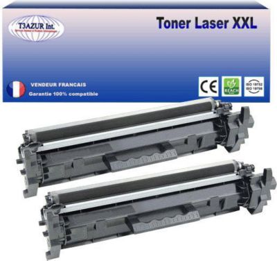 Toner T3AZUR remplace HP CF217A (17A)  Noir - 1 600p