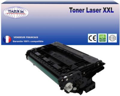 Toner T3AZUR remplace HP CF237X (37X) Noir - 25 000p Toner T3AZUR remplace HP CF237X (37X) Noir - 25 000p
