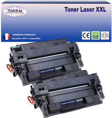 Toner T3AZUR remplace HP Q7551A (51A) Noir - 6 500p Toner T3AZUR remplace HP Q7551A (51A) Noir - 6 500p
