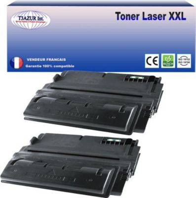 Toner T3AZUR remplace HP Q1338A Noir