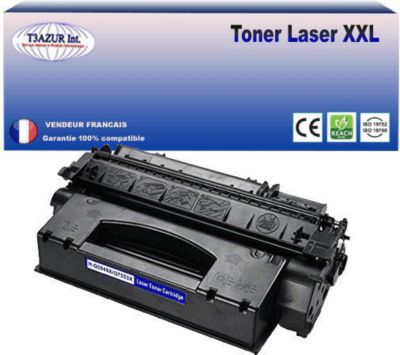 Toner T3AZUR remplace HP Q5949X (49X) Noir - 7 000p