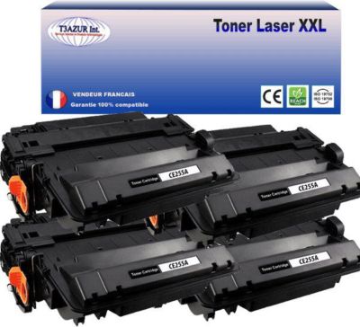 Toner T3AZUR remplace HP CE255A Noir- 6 000p Toner T3AZUR remplace HP CE255A Noir- 6 000p