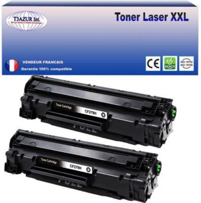 Toner T3AZUR remplace HP CF279A (79A) Noir - 1 000p
