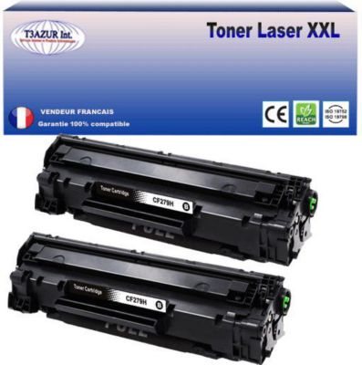 Toner T3AZUR remplace HP CF279A (79A) Noir - 1 000p Toner T3AZUR remplace HP CF279A (79A) Noir - 1 000p