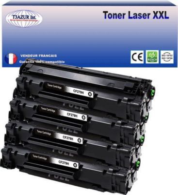 Toner T3AZUR remplace HP CF279A (79A) Noir - 1 000p