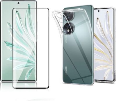 Protège écran XEPTIO Honor 70 5G tpu et full noir