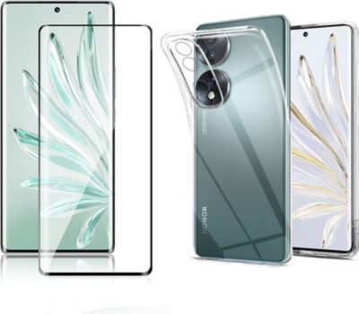 Protège écran XEPTIO Honor 70 5G coque et full noir Protège écran XEPTIO Honor 70 5G coque et full noir