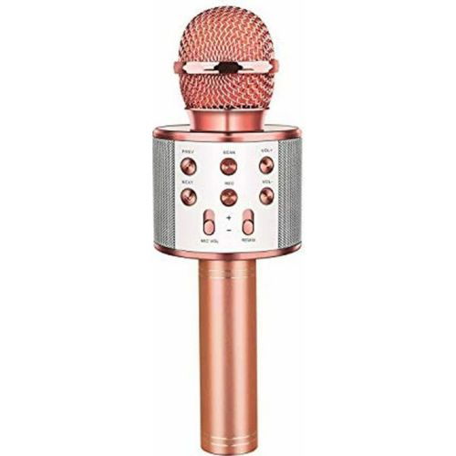 Microphone karaoké Bluetooth - Microphone sans fil - Avec haut-parleur et  distorsion