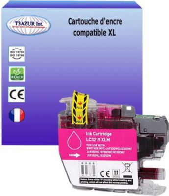 Cartouche d'encre T3AZUR remplace Brother LC3219 XL Magenta