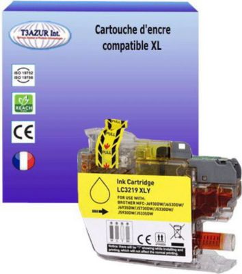 Cartouche d'encre T3AZUR remplace Brother LC3219 XL Jaune