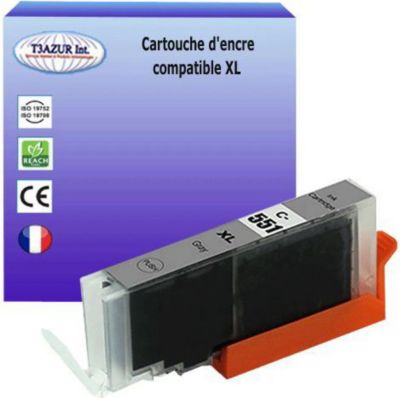 Cartouche d'encre T3AZUR pour Canon CLI-551 XL Gris