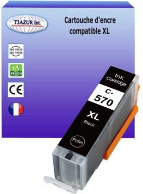 Cartouche d'encre T3AZUR pour Canon PGI570 XL Noire