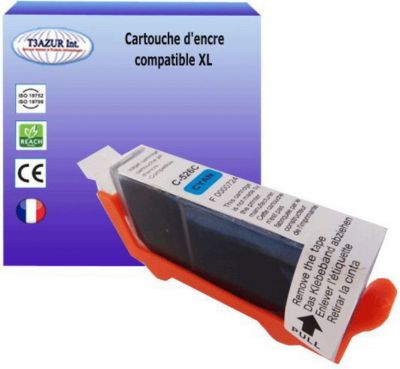 Cartouche d'encre T3AZUR pour Canon CLI526 XL Cyan