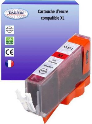 Cartouche d'encre T3AZUR pour Canon CLI521 XL  Magenta